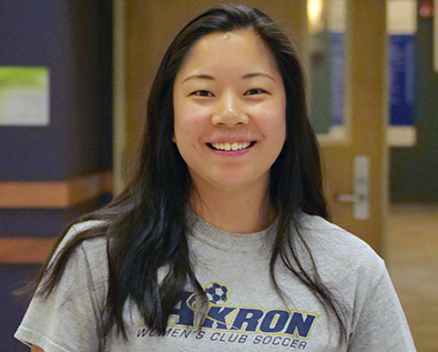 Emma Twardzik ('14) Excelling at University of Akron