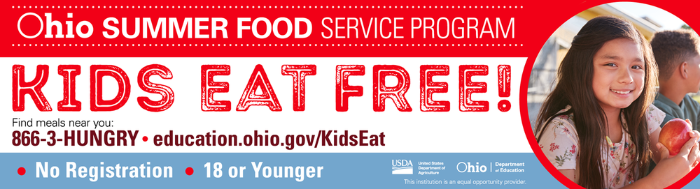 Free Summer Meals for Kids_Ohio Department of Education