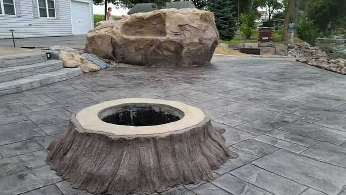 Fire pit example